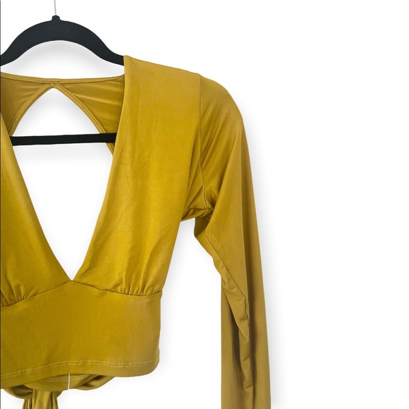 Urban Outfitters Iris Tie-Back Plunge Top - Picture 6 of 7